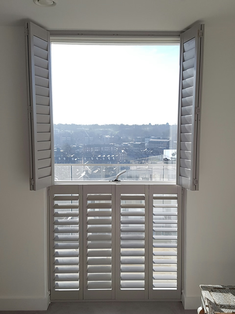 apartment tier on tier shutters open